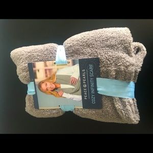 Peace & Pearls Cozy Infinity Scarf